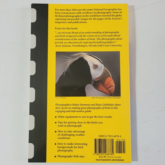 National Geographic Photography Field Guide Birds Rulon E. Simmons - Picture 6 of 6